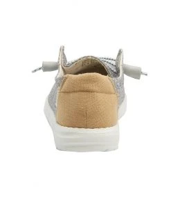 Hey Dude Wendy Canvas Mustard Mix Women's Lightweight Shoes Slip On Casual Hey Dude Shoes