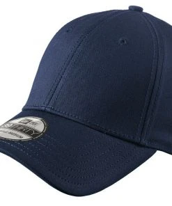 New Era 39THIRTY Flex Structured Stretch Hat Blank Cap - Black, White, Navy, Red