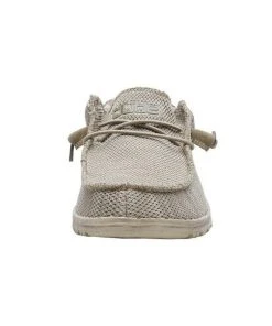 Hey Dude Wally Sox Beige Men's Shoes Comfortable Lightweight Slip On Casual Shoe 9 Hey Dude Wally Sox Beige Men's Shoes Comfortable Lightweight Slip On Casual Shoe