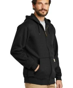 Carhartt Men's Midweight Hooded Sweatshirt Zip Front Long Sleeve Workwear Hoodie 27 Carhartt Men's Midweight Hooded Sweatshirt Zip Front Long Sleeve Workwear Hoodie
