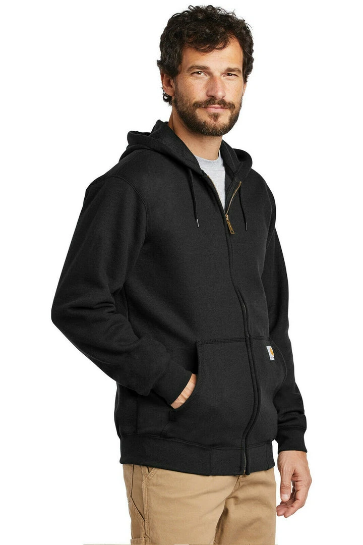 Carhartt Men's Midweight Hooded Sweatshirt Zip Front Long Sleeve Workwear Hoodie 8 Carhartt Men's Midweight Hooded Sweatshirt Zip Front Long Sleeve Workwear Hoodie