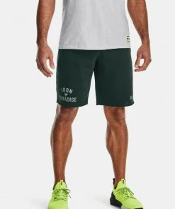 Under Armour Project Rock 2021 Under Armour Mens UA Project Rock Terry Iron Shorts Dwayne