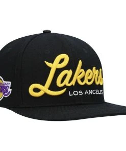 Los Angeles Lakers LA Pro Standard NBA Snapback Hat Flat Brim Adjustable Cap