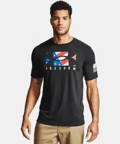 Under Armour Mens UA Freedom New BFL Short Sleeve Graphic T-Shirt SS Tee