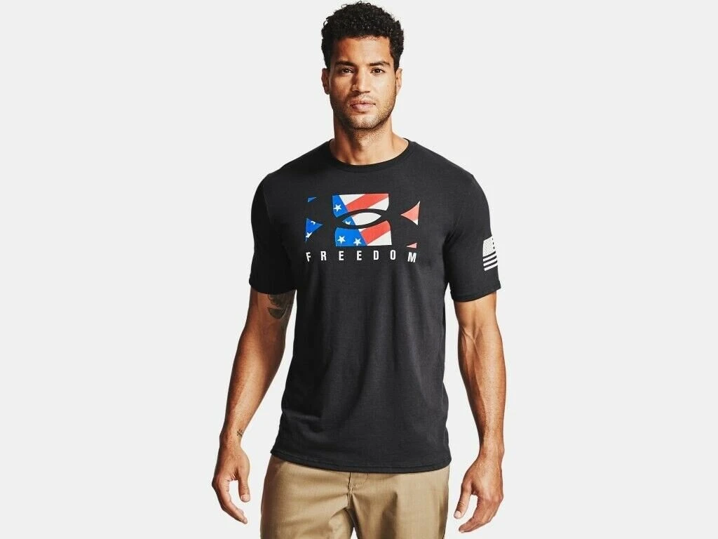 Under Armour Mens UA Freedom New BFL Short Sleeve Graphic T-Shirt SS Tee 1 Under Armour Mens UA Freedom New BFL Short Sleeve Graphic T-Shirt SS Tee