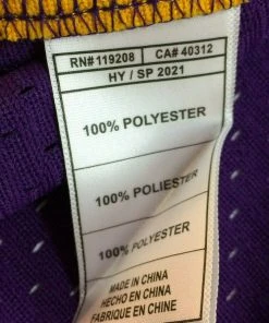 Shaquille O'Neal Los Angeles Lakers LA Mitchell & Ness NBA Authentic Jersey Shaq 22 Shaquille O'Neal Los Angeles Lakers LA Mitchell & Ness NBA Authentic Jersey Shaq