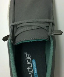 Hey Dude Wendy ADV Charcoal Women's Lightweight Comfortable Slip On Casual Shoes