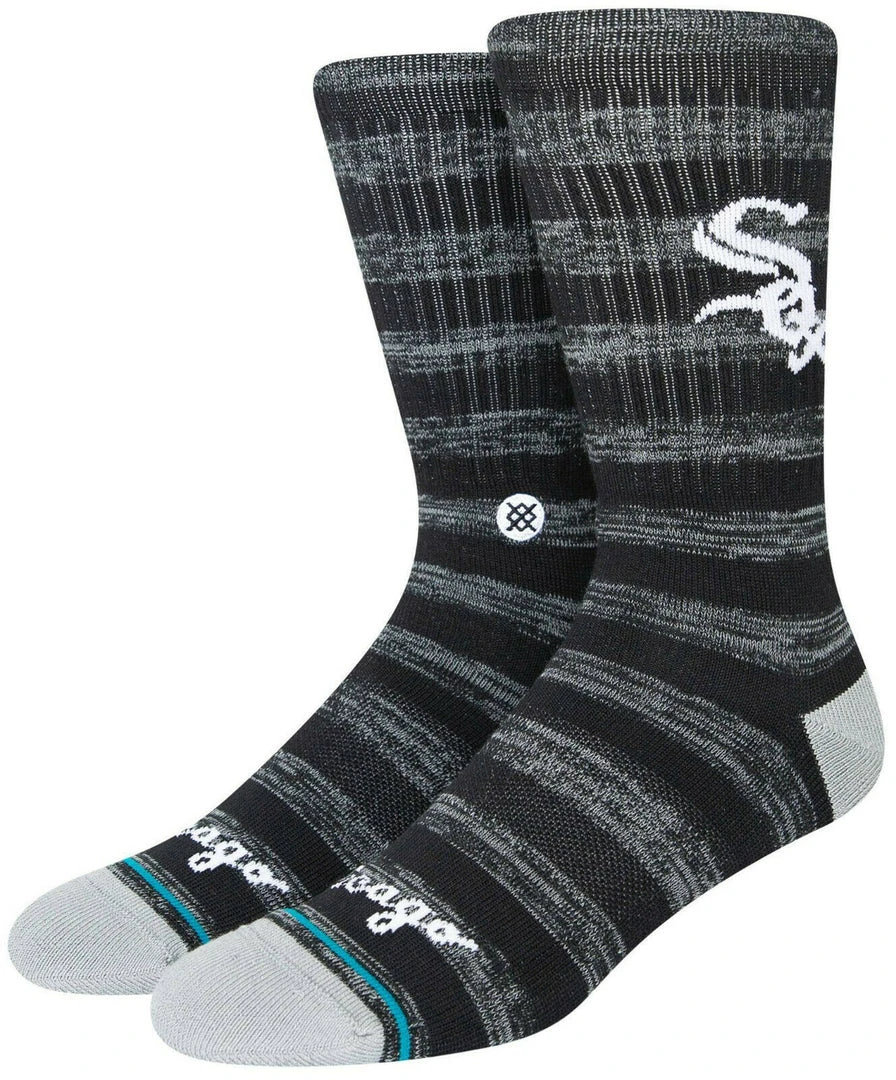 2022 Chicago White Sox Stance Black MLB Twist Baseball Socks Large Men's 9-13 1 2022 Chicago White Sox Stance Black MLB Twist Baseball Socks Large Men's 9-13