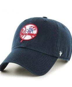 ’47 New York Yankees '47 Brand MLB Clean Up Adjustable Strapback Hat Dad Cap Retro