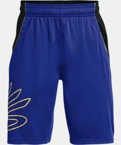 Under Armour Boy's Curry SC Hoops Shorts 8" Casual Workout Fitness Shorts