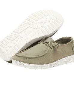 Hey Dude Shoes Hey Dude Wendy Grey Women's Shoes Comfortable Lightweight Casual Slip On Shoe