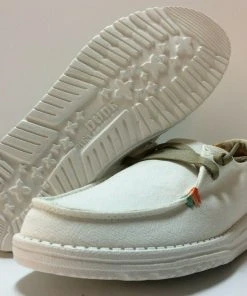 Hey Dude Shoes Hey Dude Wendy Rodeo White Aztec Women's Lightweight Casual Comfort SlipOn Shoes