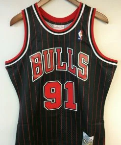 Dennis Rodman Chicago Bulls Mitchell & Ness NBA Authentic Jersey 1995-1996 14 Dennis Rodman Chicago Bulls Mitchell & Ness NBA Authentic Jersey 1995-1996