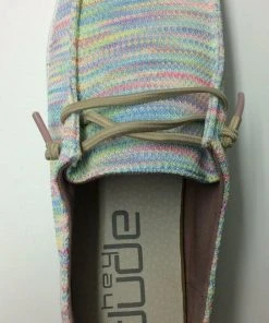 Hey Dude Wendy Sox Aurora White Lightweight Casual Comfort Slip On Women's Shoes 11 Hey Dude Wendy Sox Aurora White Lightweight Casual Comfort Slip On Women's Shoes