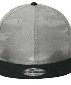 New Era 9FIFTY Camo Flat Brim Adjustable Snapback Hat Cap Blank 950 Many Colors