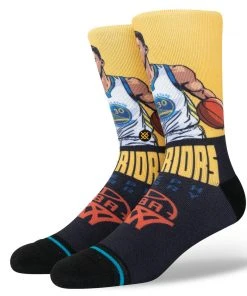 Stephen Curry Golden State Warriors Stance NBA Graded Socks Large Mens 9-13