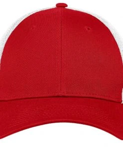 New Era 39THIRTY Mesh Back Flex Stretch Hat Blank Cap - Black, White, Navy, Red