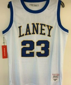 Headgear Classics Michael Jordan Laney High School #23 Authentic Embroidered Basketball Jersey