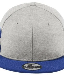 New Era 9FIFTY Shadow Heather Striped Flat Brim Snapback Hat Cap - Blank 950