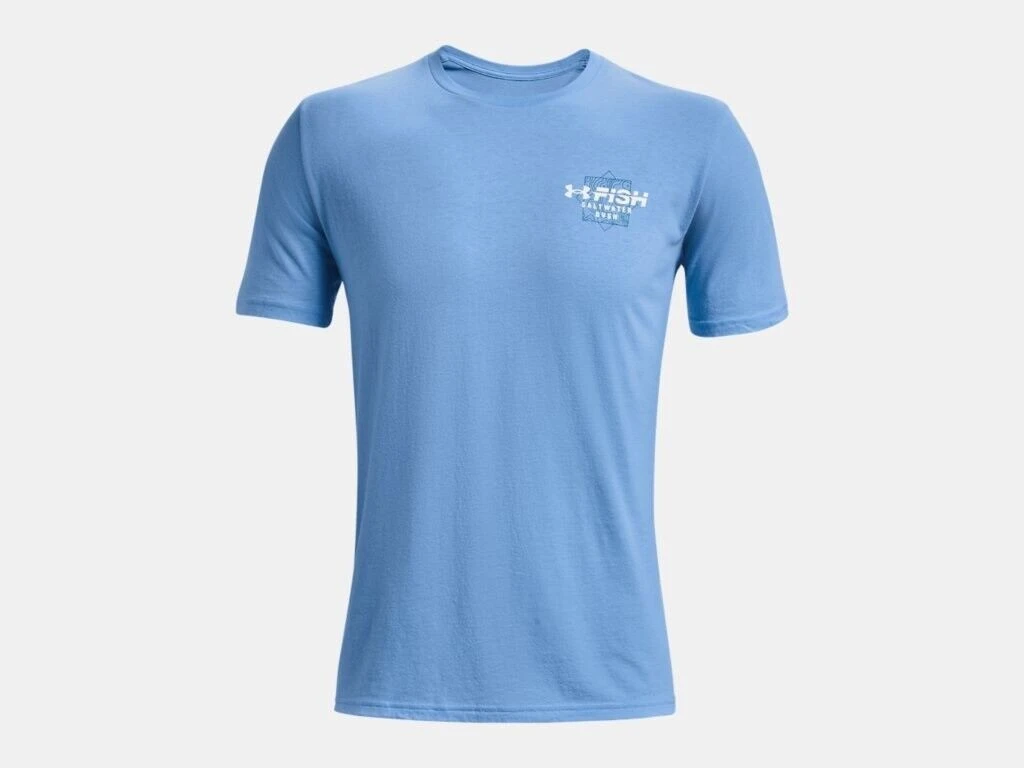 Under Armour Men's UA Fish Marlin Waterblur Short Sleeve Graphic T-Shirt SS Tee 5 Under Armour Men's UA Fish Marlin Waterblur Short Sleeve Graphic T-Shirt SS Tee