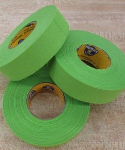 Neon Lime Green Hockey Tape - 1" X 27 Yards - 3 Rolls - Howies Hockey Tape Grip
