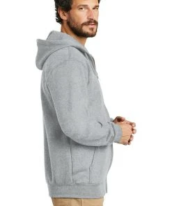 Carhartt Men's Midweight Hooded Sweatshirt Zip Front Long Sleeve Workwear Hoodie 32 Carhartt Men's Midweight Hooded Sweatshirt Zip Front Long Sleeve Workwear Hoodie