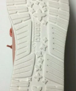 Hey Dude Wendy Chambray Guava Lightweight Slip On Casual Comfort Women's Shoes