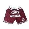 Headgear Classics NBA Kobe Bryant Lower Merion High School #33 Authentic Embroidered Basketball Shorts
