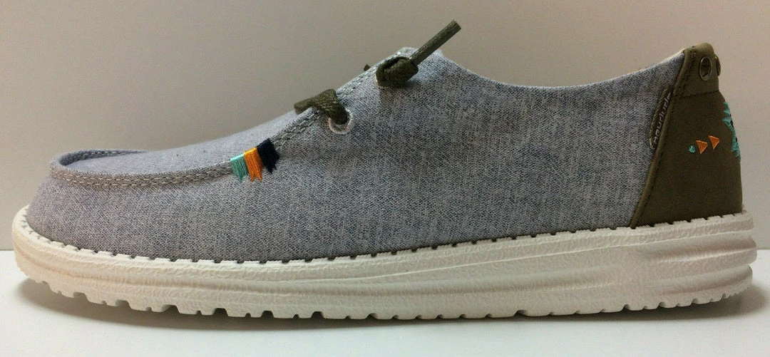 Hey Dude Wendy Rodeo Blue Aztec Women's Lightweight Casual Comfort Slip On Shoes Hey Dude Shoes 3 Hey Dude Wendy Rodeo Blue Aztec Women's Lightweight Casual Comfort Slip On Shoes Hey Dude Shoes