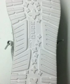 Hey Dude Wally Sox Stone White Lightweight SlipOn Casual Comfortable Men's Shoes