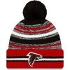 NFL 2021 Atlanta Flacons New Era Knit Hat On Field Sideline Beanie Stocking Cap