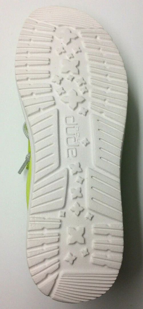 Hey Dude Wally Youth Fresh Lime Comfortable Lightweight Slip On Casual Shoes Hey Dude Shoes 5 Hey Dude Wally Youth Fresh Lime Comfortable Lightweight Slip On Casual Shoes Hey Dude Shoes