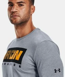 Under Armour Men's UA Project Rock Iron Paradise T-Shirt Dwayne