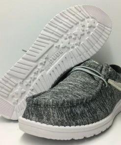 Hey Dude Shoes Hey Dude Wally Stretch Ozone Men's Shoes Lightweight Comfortable Slip On Casual