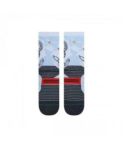 Stance X Alice In Wonderland I'm Late Run Socks Large Mens 9-13 FEEL360 Socks