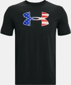 Under Armour Mens UA Freedom Big Flag Logo Short Sleeve Graphic T-Shirt SS Tee 32 Under Armour Mens UA Freedom Big Flag Logo Short Sleeve Graphic T-Shirt SS Tee