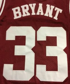 Headgear Classics NBA Kobe Bryant Lower Merion High School #33 Authentic Embroidered Basketball Jersey