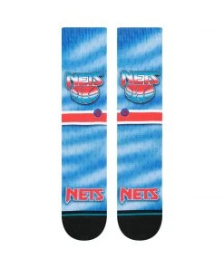 New Jersey Nets Stance NBA HWC Hardwood Classics Crew Socks L Men 9-13 Brooklyn