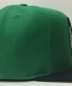 Boston Celtics Mitchell & Ness NBA Adjustable Snapback Hat 2Tone Flat Brim Cap