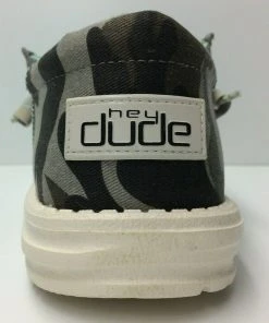 Hey Dude Wally Funk Camo Brown Men's Casual Lightweight SlipOn Comfortable Shoes