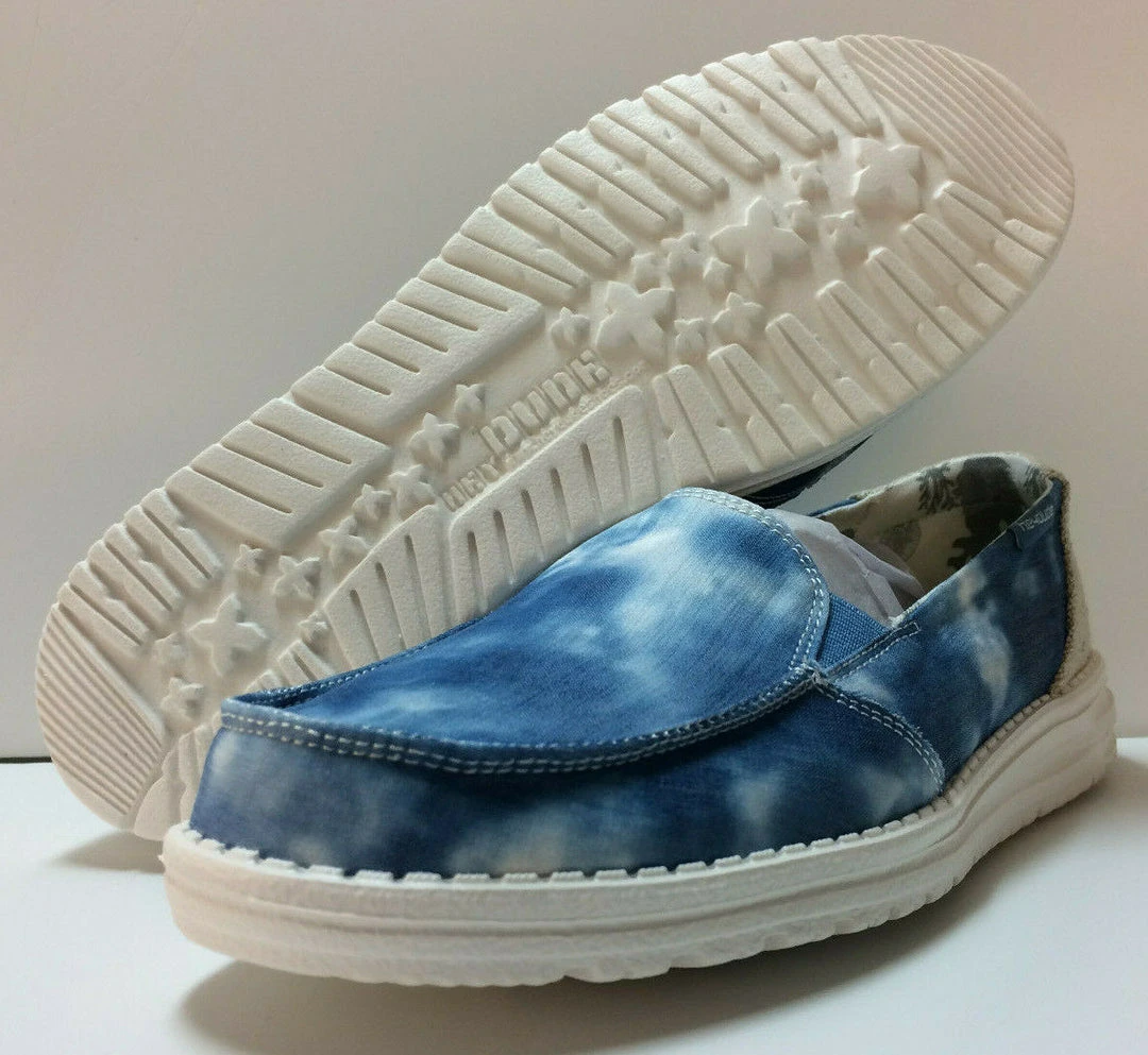Hey Dude Wendy Lena Tie Dye Blue Women's Lightweight Slip On Casual Shoe Comfort Hey Dude Shoes 1 Hey Dude Wendy Lena Tie Dye Blue Women's Lightweight Slip On Casual Shoe Comfort Hey Dude Shoes