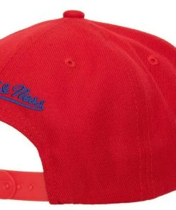 Los Angeles Clippers LA Mitchell & Ness NBA Snapback Hat Cap 2Tone Flat Brim