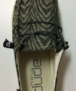 Hey Dude Wendy Jungle Hey Dude Shoes Hey Dude Wendy Woven Zebra Black Stripe Lightweight Casual Slip On Women's Shoes 11 Hey Dude Wendy Jungle Hey Dude Shoes Hey Dude Wendy Woven Zebra Black Stripe Lightweight Casual Slip On Women's Shoes
