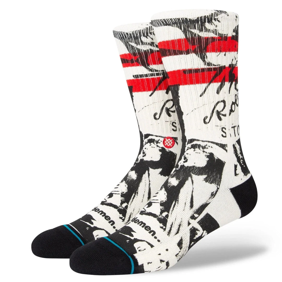 Stance X Kiss Ladies And Gentlemen Rock Crew Socks Large Men's 9-13 1 Stance X Kiss Ladies And Gentlemen Rock Crew Socks Large Men's 9-13