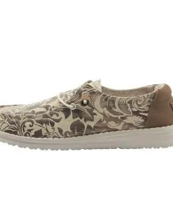 Hey Dude Wendy Ranch Sand Lightweight Casual Comfortable Slip On Women's Shoes