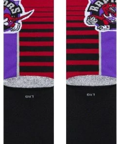 Toronto Raptors Stance NBA HWC Hardwood Classics Crew Socks Large Mens 9-13