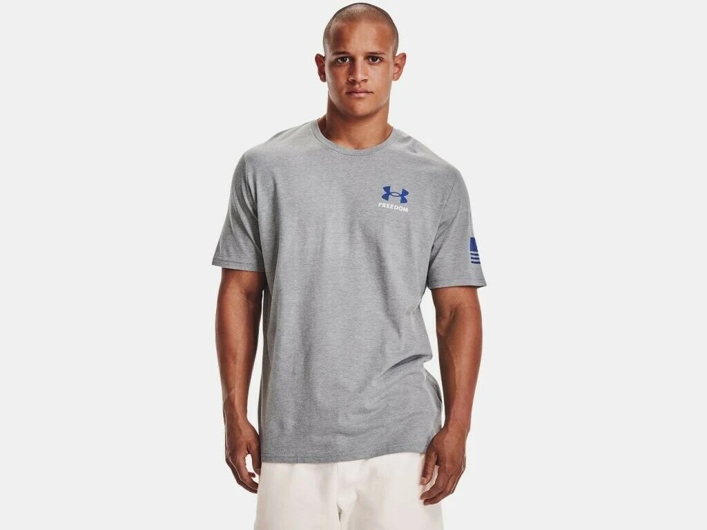 Under Armour Mens UA New Freedom Banner T Short Sleeve Graphic T-Shirt SS Tee 10 Under Armour Mens UA New Freedom Banner T Short Sleeve Graphic T-Shirt SS Tee