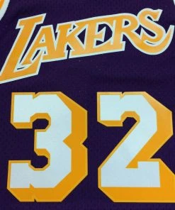 Magic Johnson Los Angeles Lakers LA Mitchell & Ness NBA Authentic Jersey Earvin
