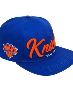 New York Knicks Pro Standard NBA Snapback Hat Flat Brim Adjustable Script Cap
