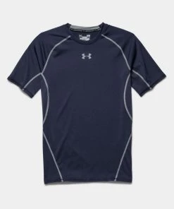 Under Armour Mens UA Sonic Heatgear Short Sleeve Compression T-Shirt Workout Tee